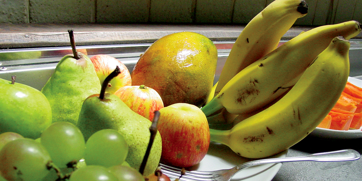 Frutas no café da manhã do Hotel Fazenda Boa Esperança
